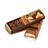 Roshen Baton czekoladowy z kremem arachidowym i orzechami 39 g