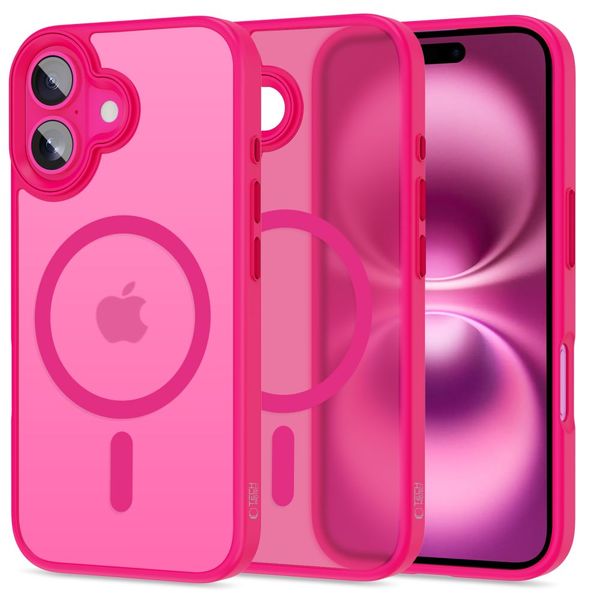 TECH-PROTECT MAGMAT MAGSAFE IPHONE 16 BLAZING PINK zdjęcie 1
