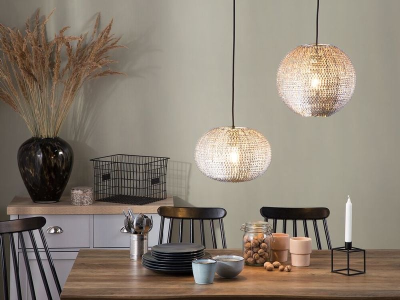 Lampa wisząca srebrna SEINE zdjęcie 2
