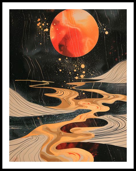 Plakat 50x65cm Planetarny Taniec zdjęcie 3