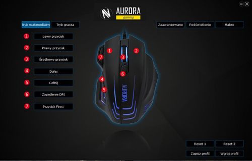 Mysz Aurora A-2 Gaming na Arena.pl
