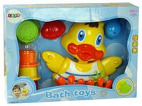 Kaczuszka do Kąpieli Zestaw do Wanny Kubeczki Lean Toys Zabawka Prezent