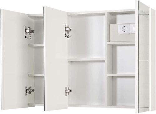 MIADOMODO Szafka z lustrem z oświetleniem LED, 100 x 60 cm na Arena.pl