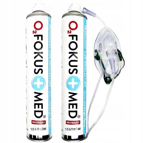 Tlen INHALACYJNY 15L w PUSZCE aerozol 99,5% 2 szt. na Arena.pl