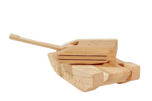 Drewniany model czołgu "Abrams" na Arena.pl