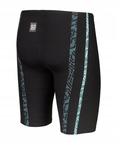 Strój startowy męski Arena Men's Powerskin Primo Jammer Black Teal R.UK26 na Arena.pl