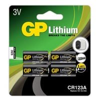 GP LITHIUM BATTERY CR123A