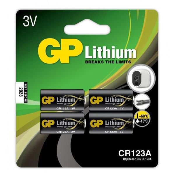 GP LITHIUM BATTERY CR123A zdjęcie 1
