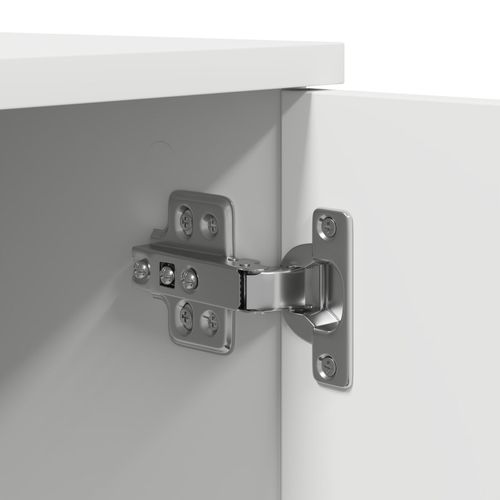 Biała szafka do przechowywania  118x41x40 cm z drewna inżynieryjnego na Arena.pl