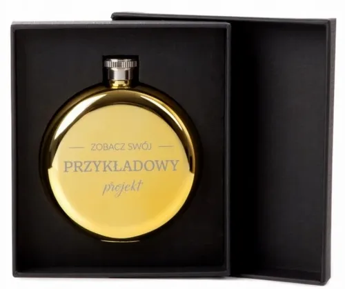 Personalizowana piersiówka okrągła 200ml GRAWER z dedykacją na PREZENT na Arena.pl