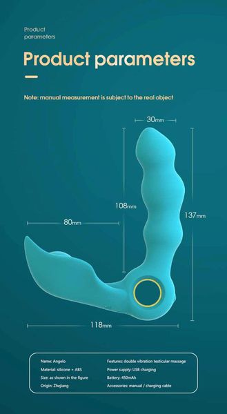 Stymulator-Angelo Male Prostate Triple Stimulation (blue) zdjęcie 12