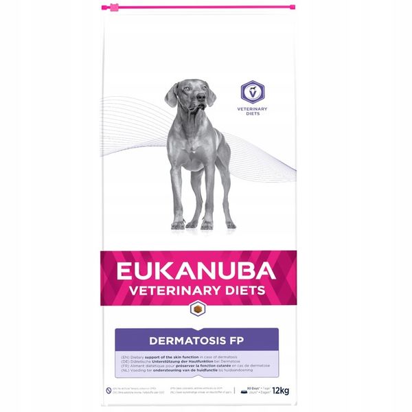 Eukanuba Veterinary Diets DERMATOSIS karma 12kg zdjęcie 1