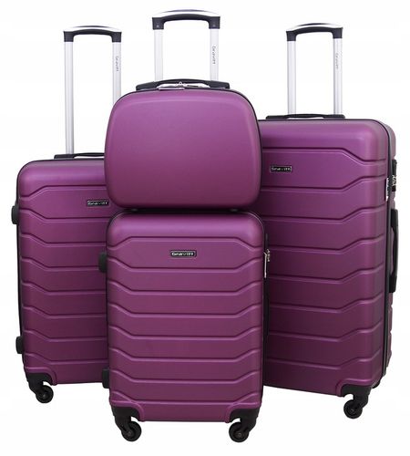 ZESTAW WALIZEK 4w1 WALIZKA PODRÓŻNA NA KÓŁKACH GRAVITT 931 na Arena.pl