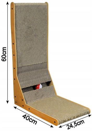 Drapak dla Kota Narożny z Kocimiętką i Zabawką na Arena.pl