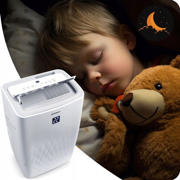 Klimatyzator przenośny z funkcją grzania 4kW OSUSZACZ 34l/24h WiFi BD-581 zdjęcie 3