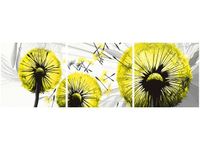 60CM 50CM OBRAZ ŚCIENNY DMUCHAWCE ŻÓŁCI DRUK PŁÓTNO