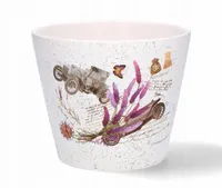 Osłonka ceramiczna doniczka ogród balkon taras