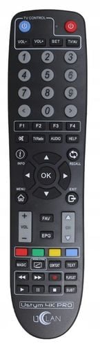 Pilot Ustym 4K PRO COMBO TWIN oryginał Premium RCU v3.0 uClan 2w1 na Arena.pl