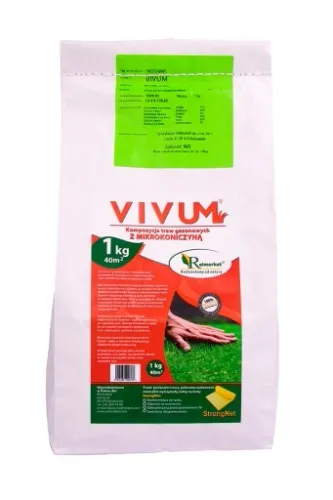 TRAWA MIESZANKA TRAWY z mikrokoniczyną koniczyna 2kg TRAWNIK SAMONAWOŻĄCY na Arena.pl