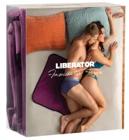 liberator fascinator throw mini fioletowy koc ochronny podrożny 91x66cm