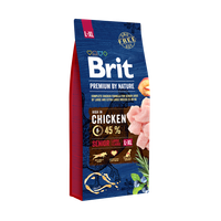 brit premium by nature senior l+xl z kurczakiem 15kg