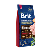 brit premium by nature senior l+xl z kurczakiem 15kg