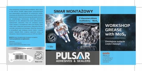 SMAR MONTAŻOWY DO SILNIKA PULSAR ZAWIERA DWUSIARCZEK MOLIBDENU 1000 ml na Arena.pl