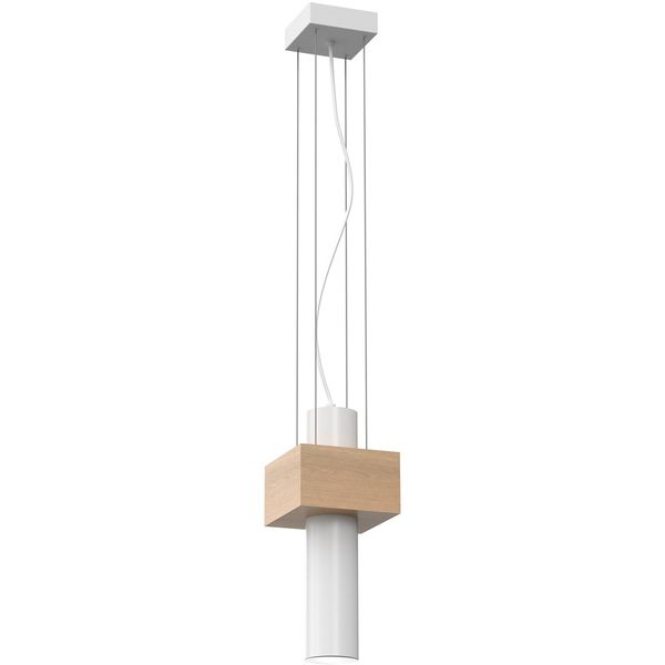 LAMPA WISZACA WEST WHITE 1XGU10 zdjęcie 1