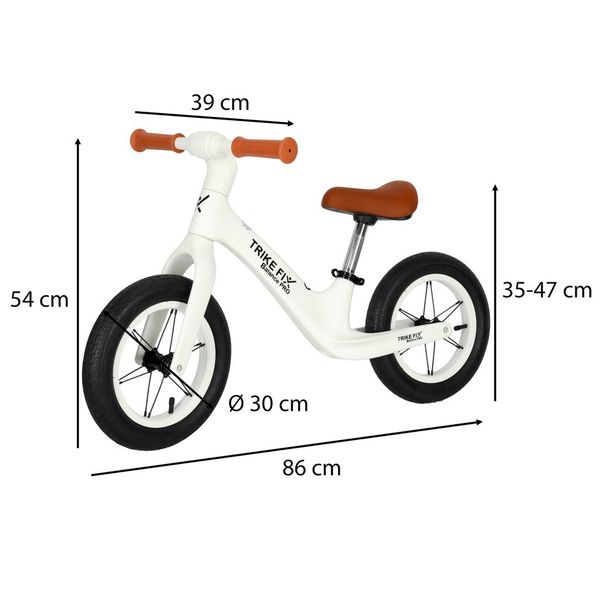 Rowerek biegowy Trike Fix Balance PRO biały zdjęcie 6