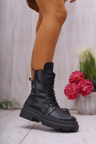 BOTKI DAMSKIE GLANY BUTY TRAPERKI ZIMOWE NA SUWAK na Arena.pl