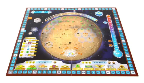 Terraformacja Marsa Hellas i Elysium - dodatek do gry z dwustronną planszą na Arena.pl