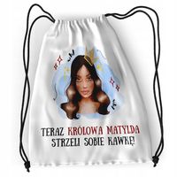 Plecak Dla Matyldy Szkolny Worek Torba Z Nadrukiem Ze Zdjęciem