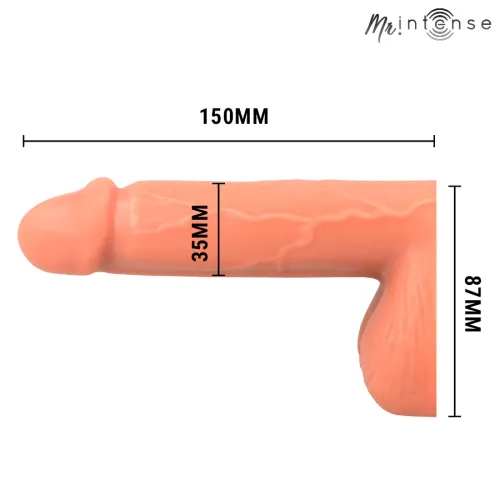 mr intense floppy packer m - anatomiczny model silikonowy, średni na Arena.pl