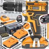 WIERTARKO WKRĘTARKA AKUMULATOROWA UDAROWA 20V Majster Polska mp0434 mp-0434