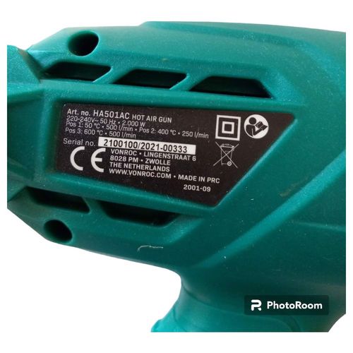 Opalarka Pistolet Na Gorące Powietrze 2000W Vonroc na Arena.pl