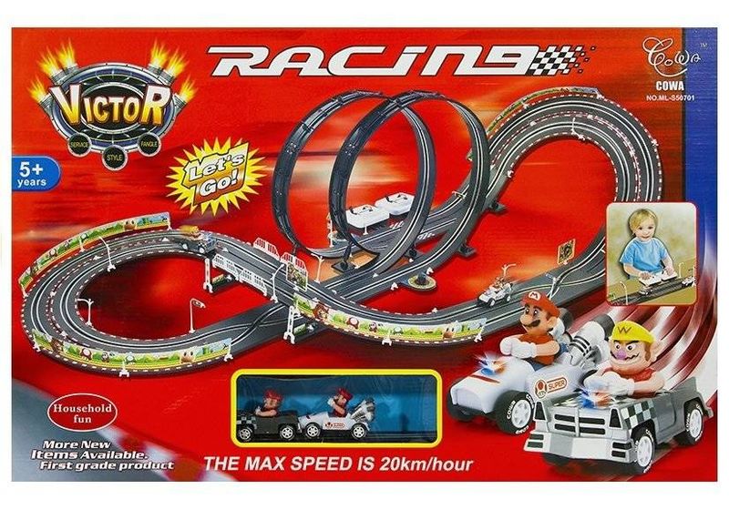 Tor Samochodowy + 2 Auta Mario RC 452cm 20km/h zdjęcie 5