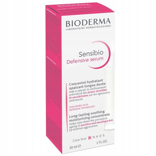 BIODERMA Sensibio Defensive serum do twarzy przeciwstarzeniowe, twarz 30 ml na Arena.pl