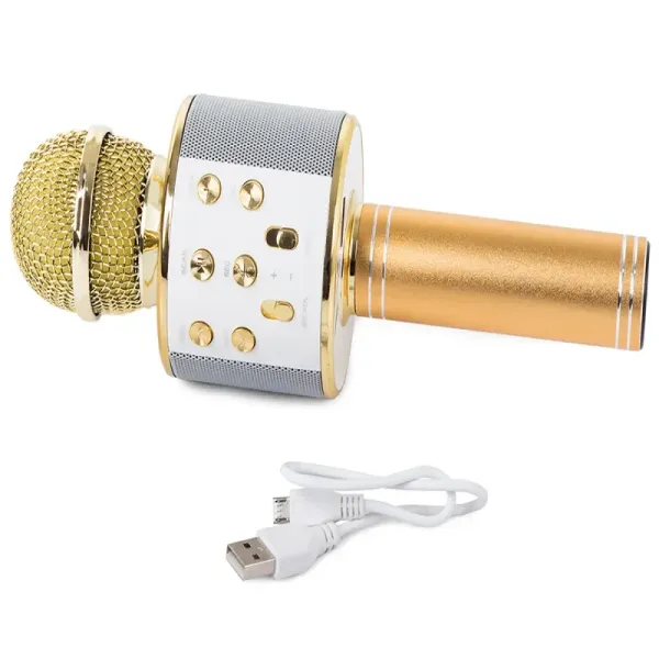 Mikrofon bezprzewodowy bluetooth głośnik karaoke modulator głosu zdjęcie 5