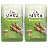 ToTa! Mąka żytnia pełnoziarnista 1 kg x 2 sztuk