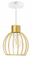 LAMPA wisząca stała żyrandol sufitowa Drut złoty