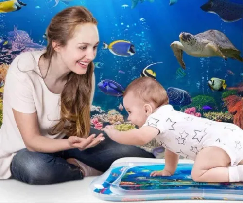 DMUCHANA MATA WODNA SENSORYCZNA DLA NIEMOWLĄT XXL na Arena.pl