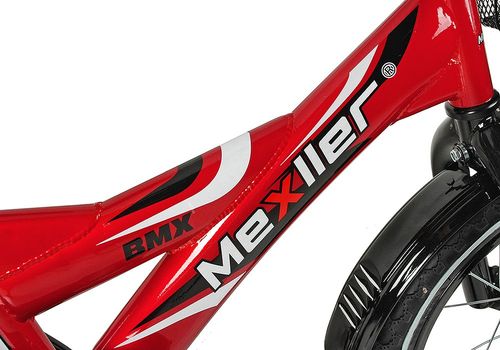 Rower 16 MEXLLER BMX czerwono-czarny + koszyk 16r. na Arena.pl