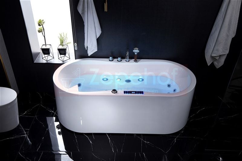 PIĘKNA OWALNA WANNA Z HYDROMASAŻEM 170X80 z 1 ODLEW GRZAŁKA zdjęcie 2