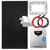 ZESTAW FOTOWOLTAICZNY 170W SOLARNY Z UCHWYTAMI MONTAŻOWYMI