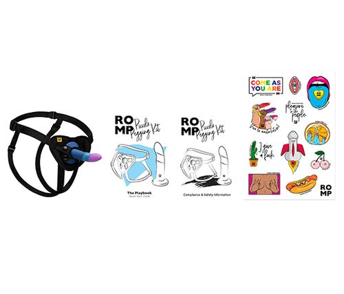 uprząż strap-on z dildo piccolo pegging kit romp na Arena.pl