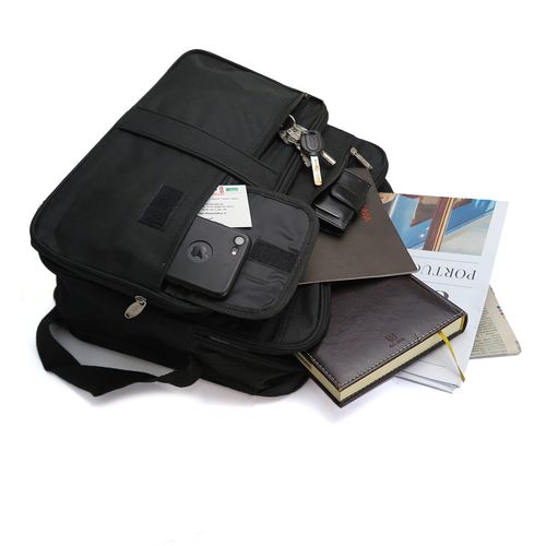 torba męska do pracy a4 sanchez casual - czarna na Arena.pl