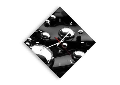 Zegar Ścienny - Kule Kompozycja - 30X30 Cm - C3Ad30X30-2525 na Arena.pl