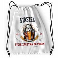 Plecak Dla Staszka Sportowy Szkolny Worek Torba Z Nadrukiem Ze Zdjęciem