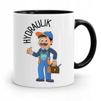 Kubek Czarny Prezent Dla Hydraulika Najlepszy Z Nadrukiem Ze Zdjęciem