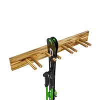 WIESZAK UCHWYT NA NARTY DREWNIANY OPALANY 4 PARY 75,5 CM